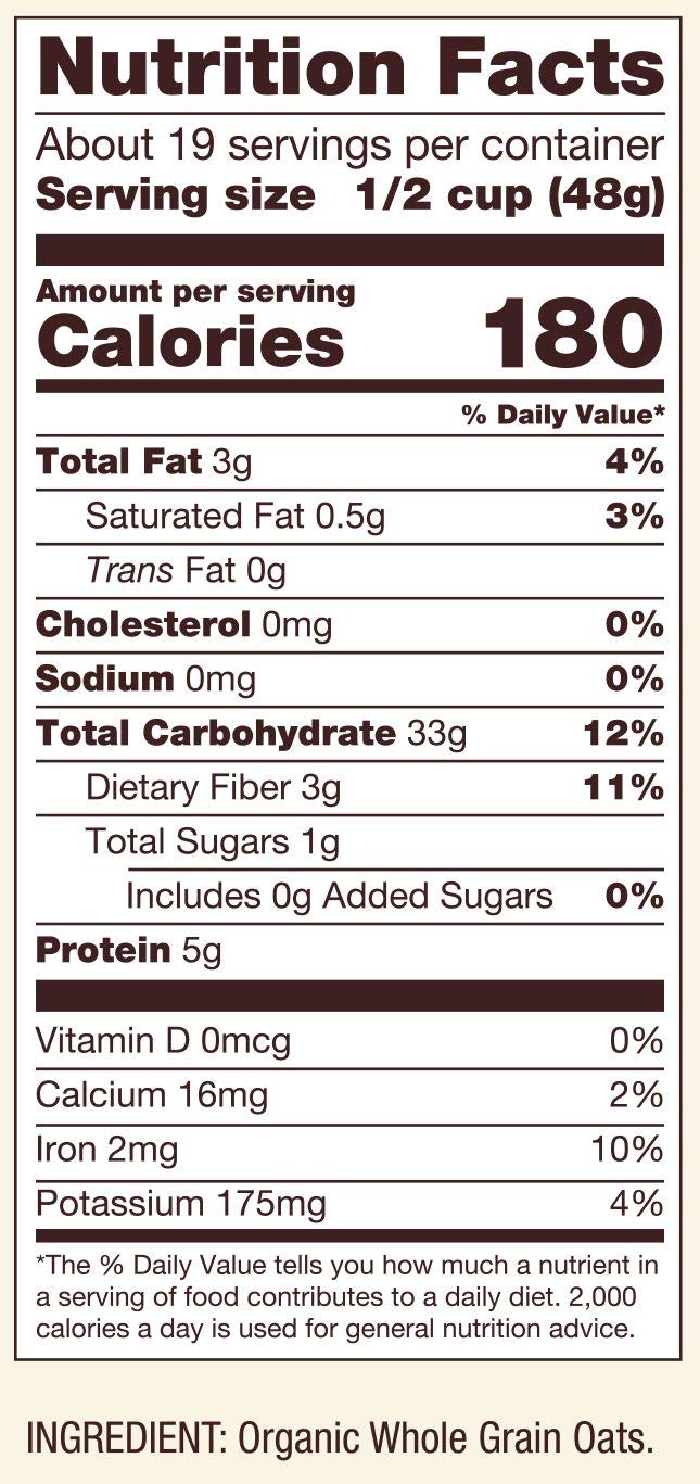 Bob's Red Mill Organic Old Fashioned Rolled Oats, 32oz (Pack of 4) - Non GMO, Whole Grain, Vegan, Kosher