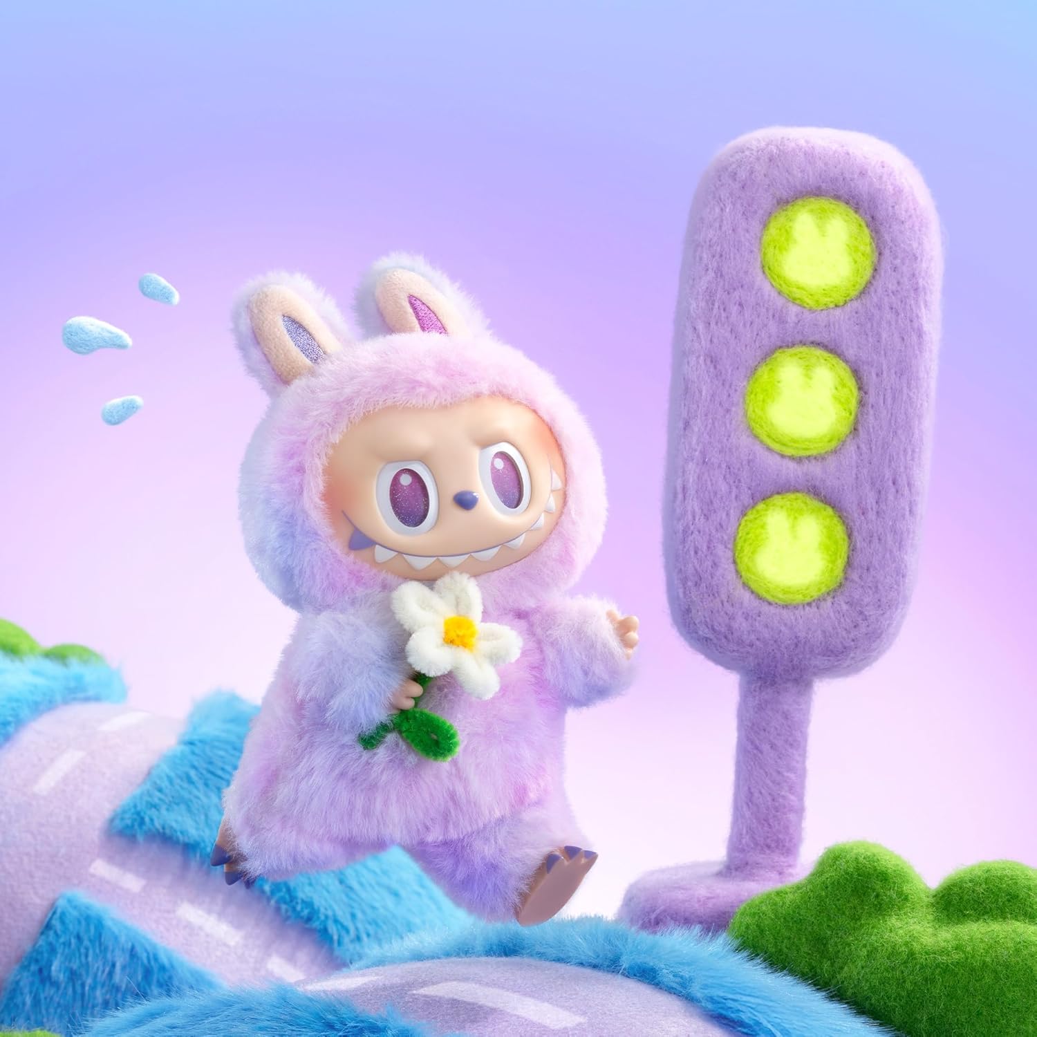 POP MART THE Monsters Big into Energy Series-Vinyl Plush Pendant Blind Box, Blind Box Figures, Random Design Action Figures Collectible Toys Home Decorations, Single Box