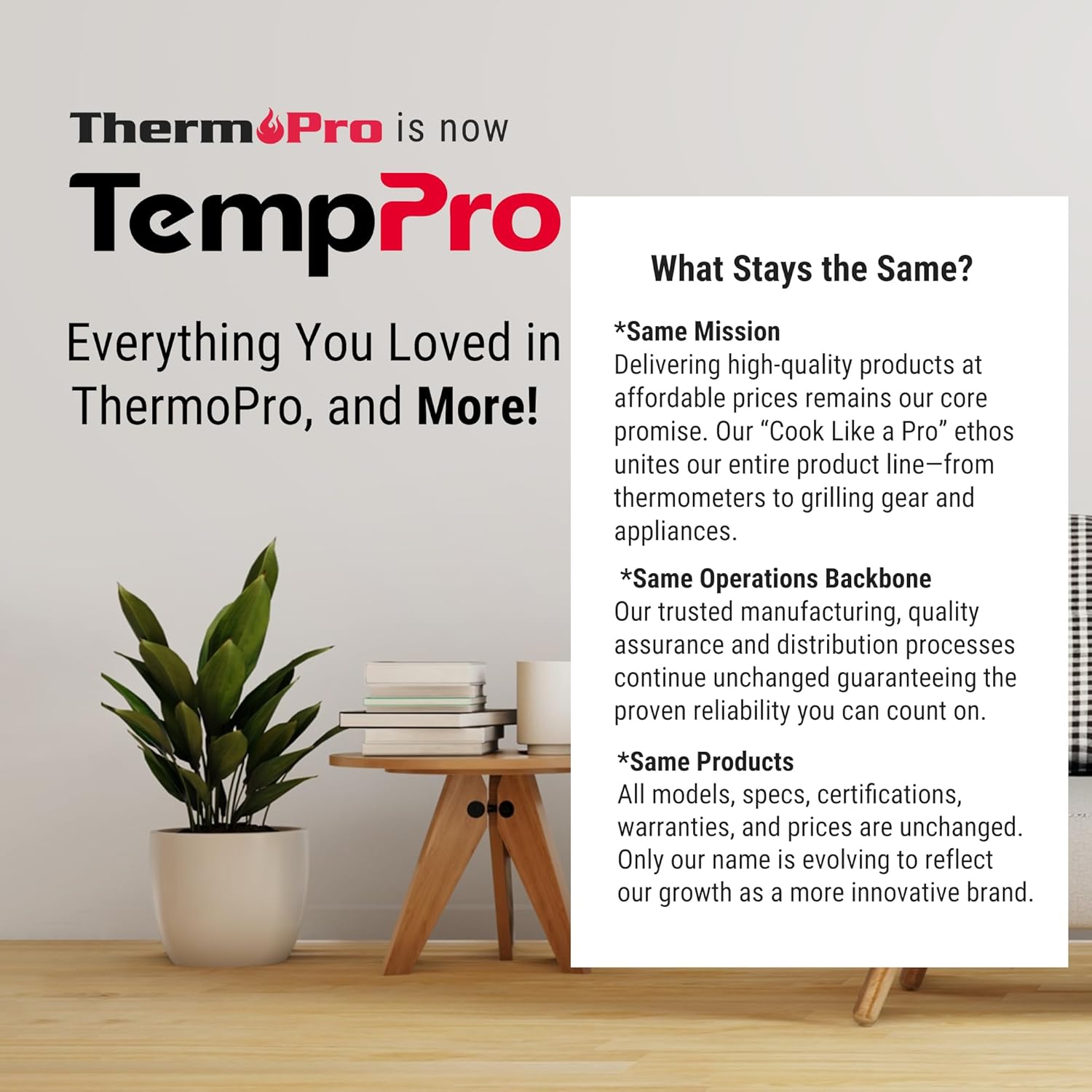TempPro TP50 Digital Hygrometer Indoor Thermometer Room Thermometer and Humidity Gauge with Temperature Humidity Monitor(Previously ThermoPro)