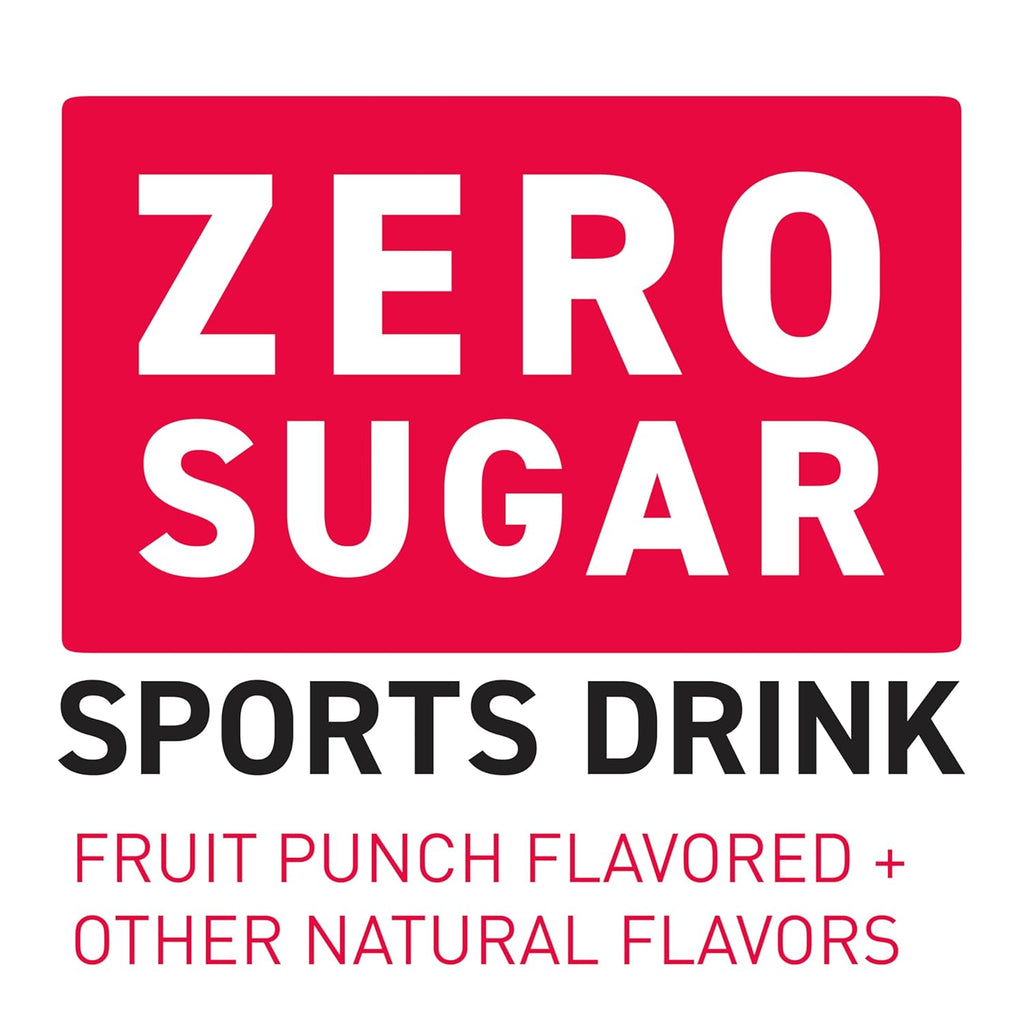 POWERADE ZERO Fruit Punch, 20 fl oz, 8 Pack