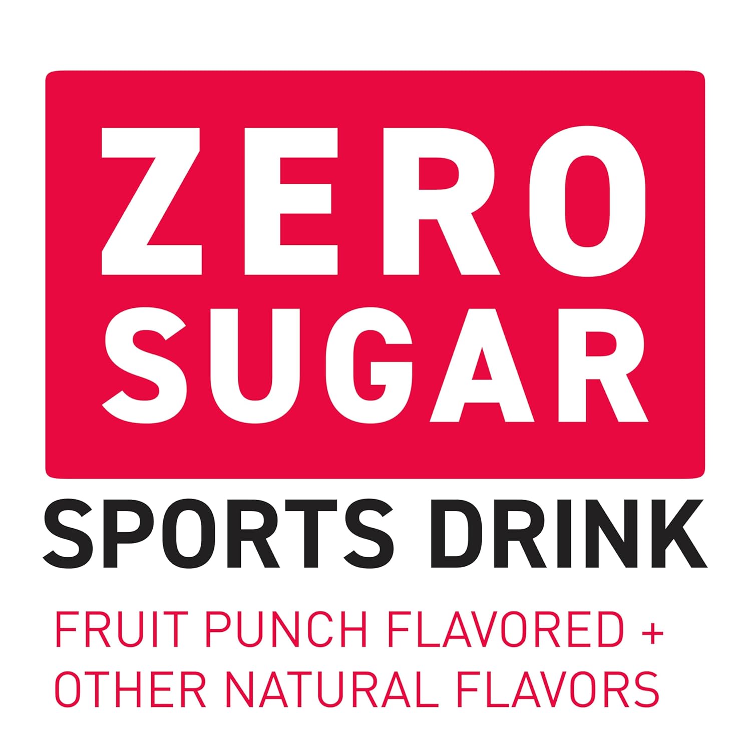 POWERADE ZERO Fruit Punch, 20 fl oz, 8 Pack