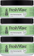 Fresh Wave Odor Removing Gel, 7 oz., Pack of 3 - Odor Absorbers for Home, Safer Odor Relief, Natural Plant-Based Odor Eliminator, Every 7 oz. lasts 15-30 Days, For Cooking, Trash & Pets