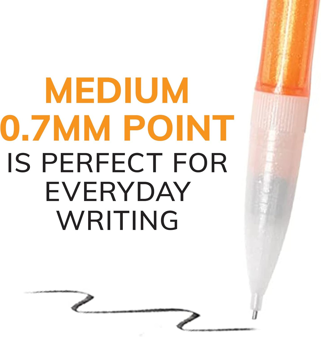 BIC Xtra-Sparkle Number 2 Mechanical Pencils With Erasers, Medium Point (0.7mm), 24-Count Pack, Mechanical Pencils for School Supplies