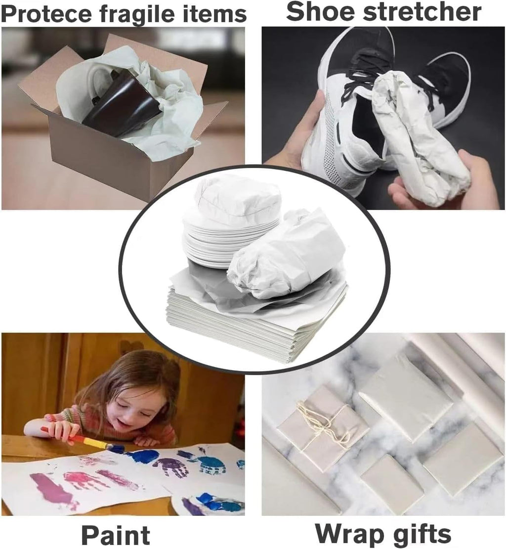 12 * 12 inch Packing Paper for Moving 100 Sheets Protecting Fragile China and Glasses,Small Wrapping Paper for Shipping and Moving Box Filler