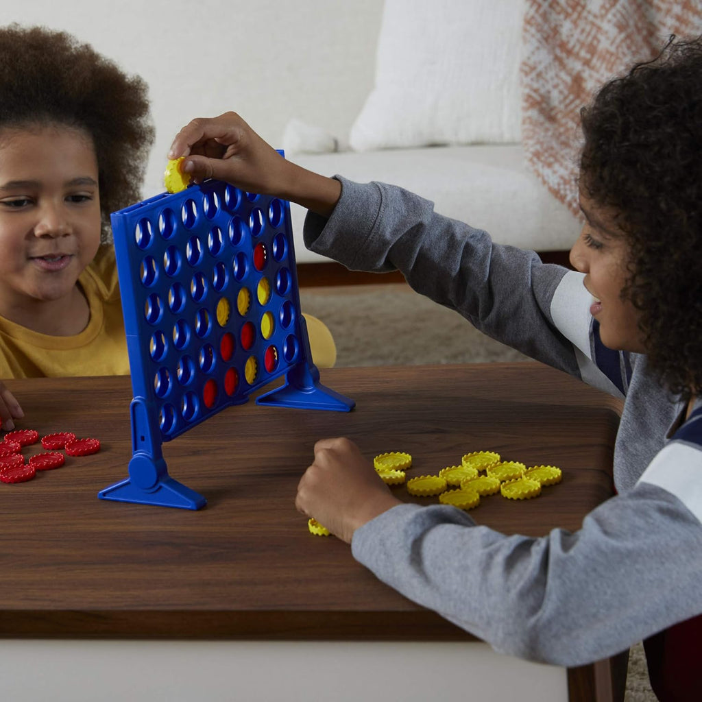 Hasbro Gaming Connect 4 Classic Grid, 4 in a Row Game, Strategy Board Games for Kids, 2 Players for Family and Kids, Easter Gifts for Boys and Girls, Ages 6+