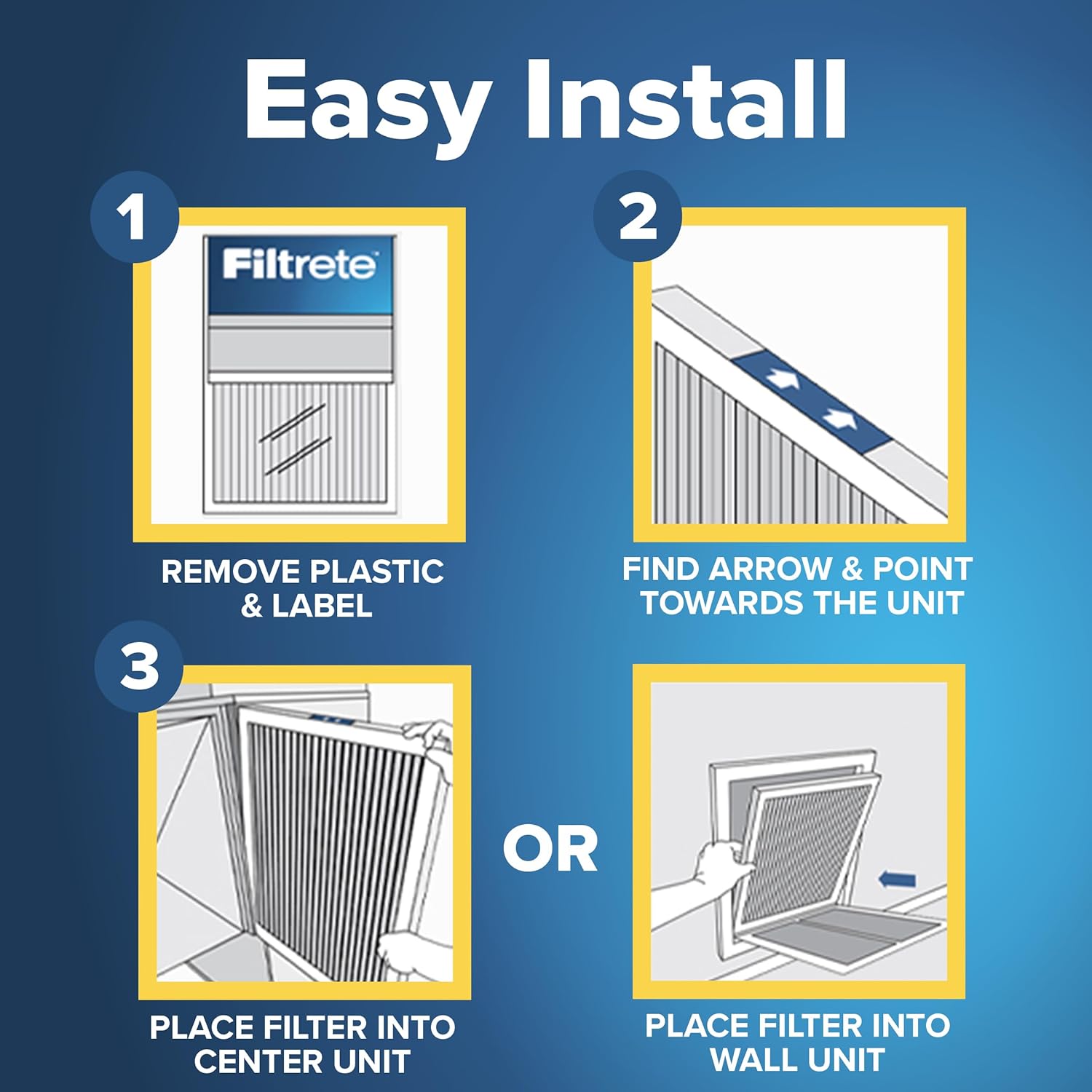 Filtrete 20x25x1 Air Filter MERV 5, 6-Pack AC Furnace HVAC Filters for Home, MPR 300 Basic Dust Defense, Pleated Electrostatic Removes Lint & Dust (Actual Size 19.69x24.69x0.81 in)