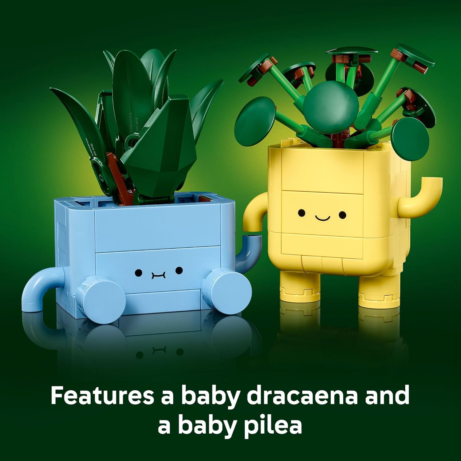 LEGO Botanicals Happy Plants Building Toy for Kids, Girls, and Boys 9+ - Playroom Decor for Desk or Shelf - Birthday Gift Idea for Young Gardeners - Artificial Indoor Plant for Play & Display - 10349