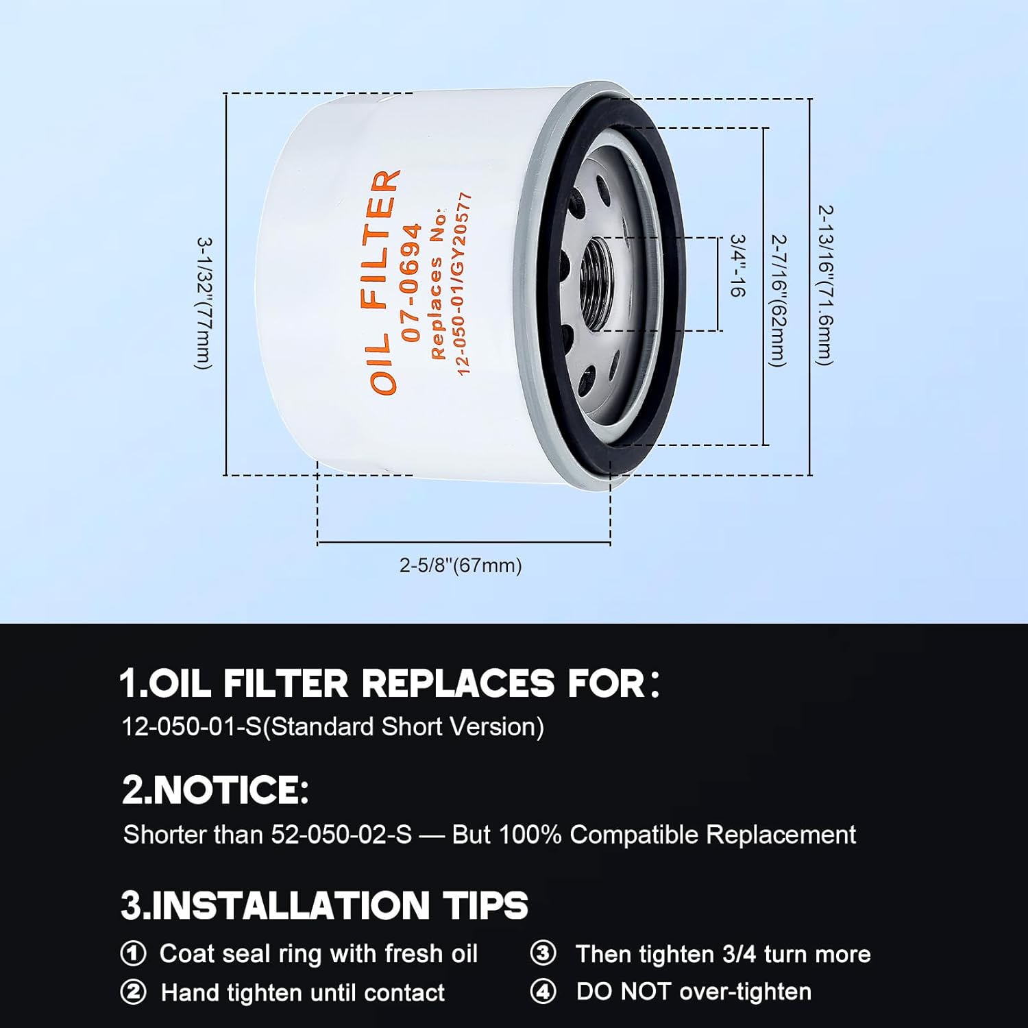 7000 Maintenance Kit 32 083 09-S Air Filter for Kohler 32 883 09-S1 KT715 KT725 KT730 KT735 KT740 KT745 19HP-26HP Engine Lawn Mower