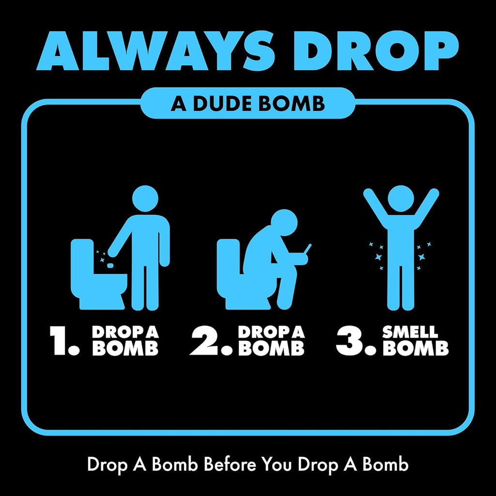 DUDE Wipes DUDE Bombs Toilet Stank Eliminator - 2-in-1 Air Freshener and Toilet Bowl Cleaner - 1 Pack (40 Pods) - Deodorizing Blend of Lavender, Cedar, Lime, and Eucalyptus