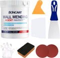 BONCART 8.6oz Drywall Patch Repair Kit - Professional All-in-1 Tool Set (Scrapers/Sandpaper/Texture Sponge/Gloves/Putty Knife) for Fast Wall Hole Repair