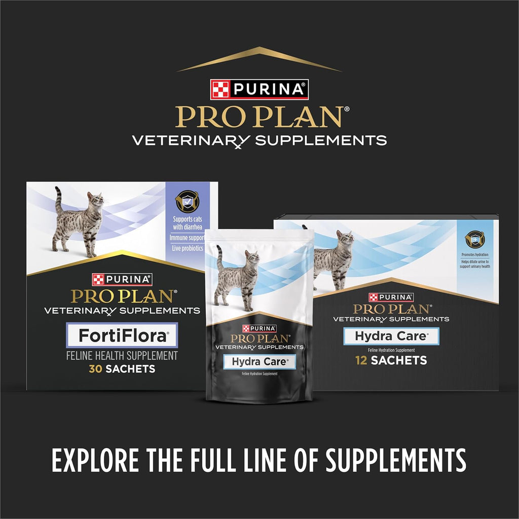Purina Pro Plan Veterinary Supplements FortiFlora Daily Probiotics for Cats for Digestive Gut Health and Diarrhea - 30 ct. Box