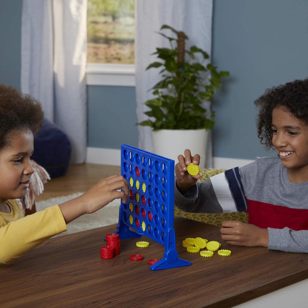 Hasbro Gaming Connect 4 Classic Grid, 4 in a Row Game, Strategy Board Games for Kids, 2 Players for Family and Kids, Easter Gifts for Boys and Girls, Ages 6+