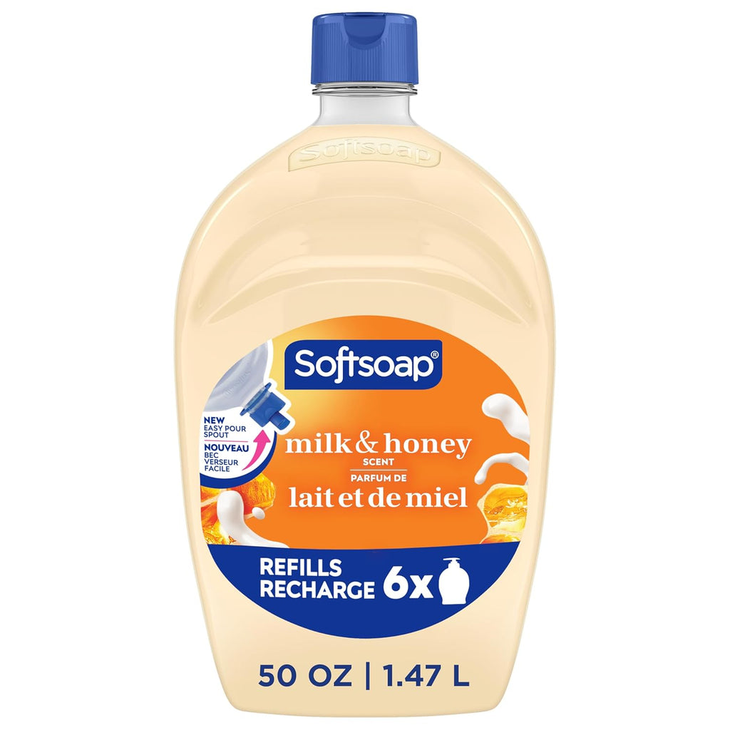 Softsoap Milk & Honey Scented, Liquid Hand Soap Refill, 50 Ounce