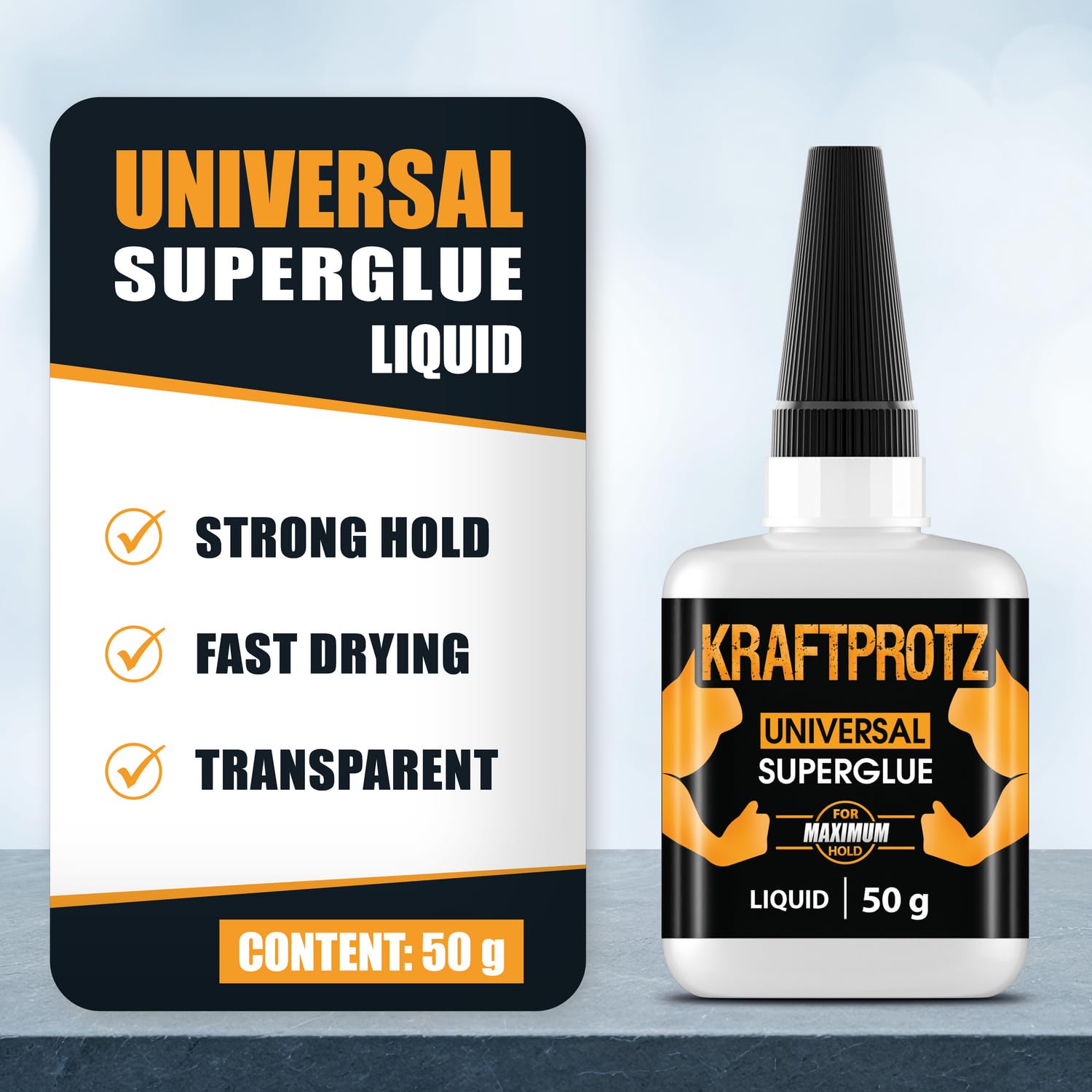 Super Glue XXL Value Size (1.76oz) All Purpose Liquid Adhesive for Plastic – Bonds Wood, Metal, Rubber, Ceramic & Leather – Industrial Strength Bonding