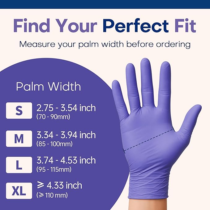 Supmedic Medical Soft Max™ Nitrile Disposable Gloves, 100 Ct Latex-Free Powder-Free Food Safe Cooking Cleaning Lab Exam Glove