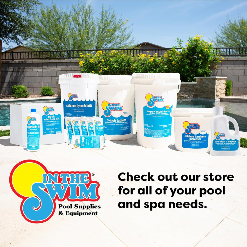 In The Swim Pool Shock – 68% Cal-Hypo Granular Sanitizer for Crystal Clear Water – Defends Against Bacteria, Algae, and Microorganisms - 12 X 1 Pound