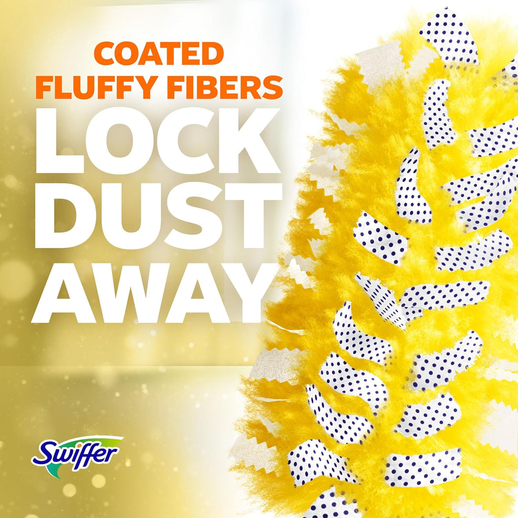 Swiffer Pet Heavy Duty Dusters Refills, Multisurface 360 Dusters with Febreze Odor Defense, 11 Count