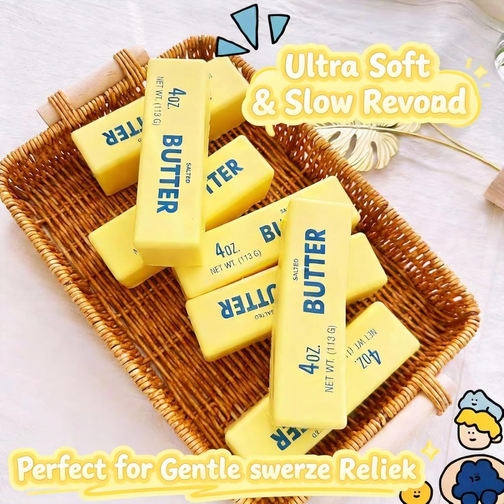 Midou Slow Rising Dumpling Squishy Butter Squeeze Toy Pack Sensory Stress Relief Squishies Soft & Stretchy Fidget Toys for Anxiety Relief Party Favors (Dumpling Squishy Butter)
