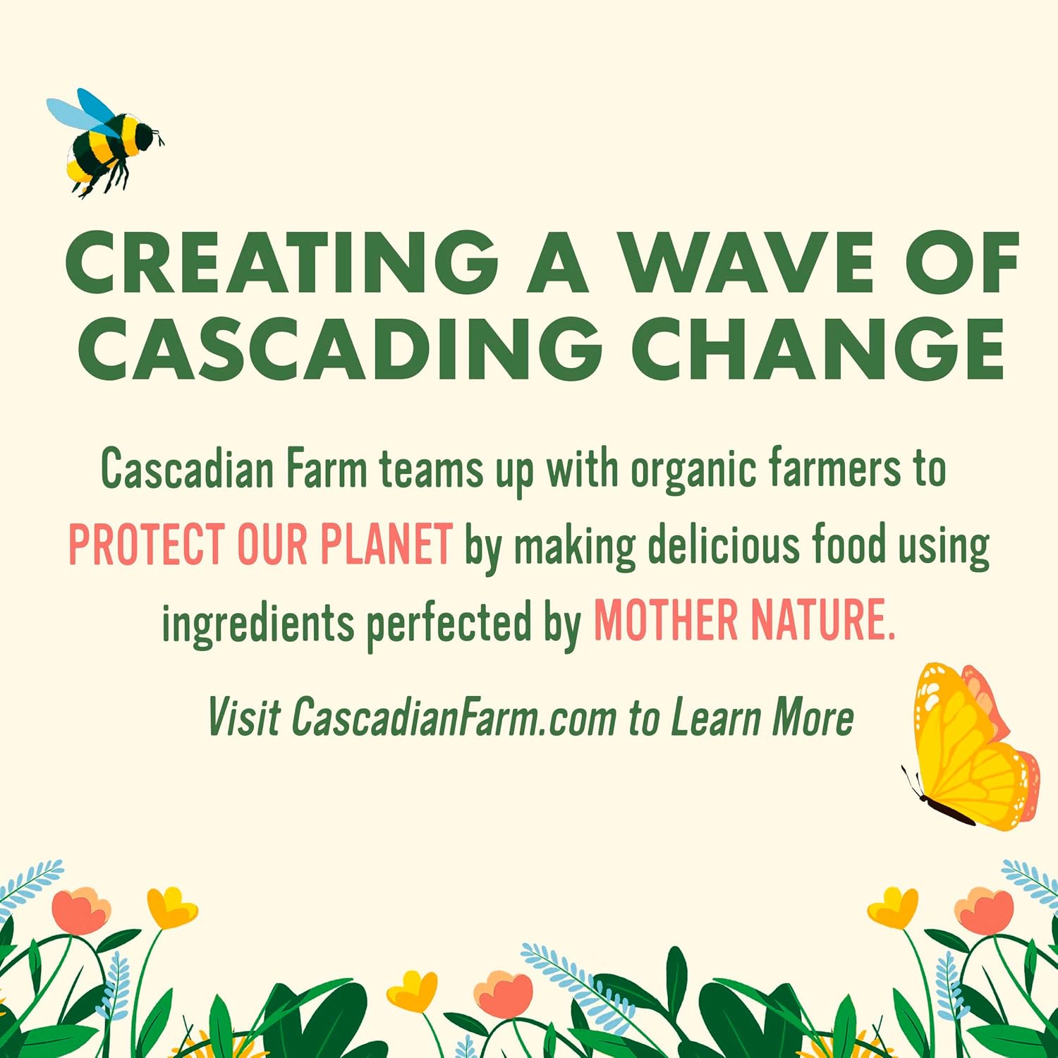 Cascadian Farm Organic Granola, No Added Sugar, Blueberry Vanilla Cereal, Resealable Pouch, 11 oz