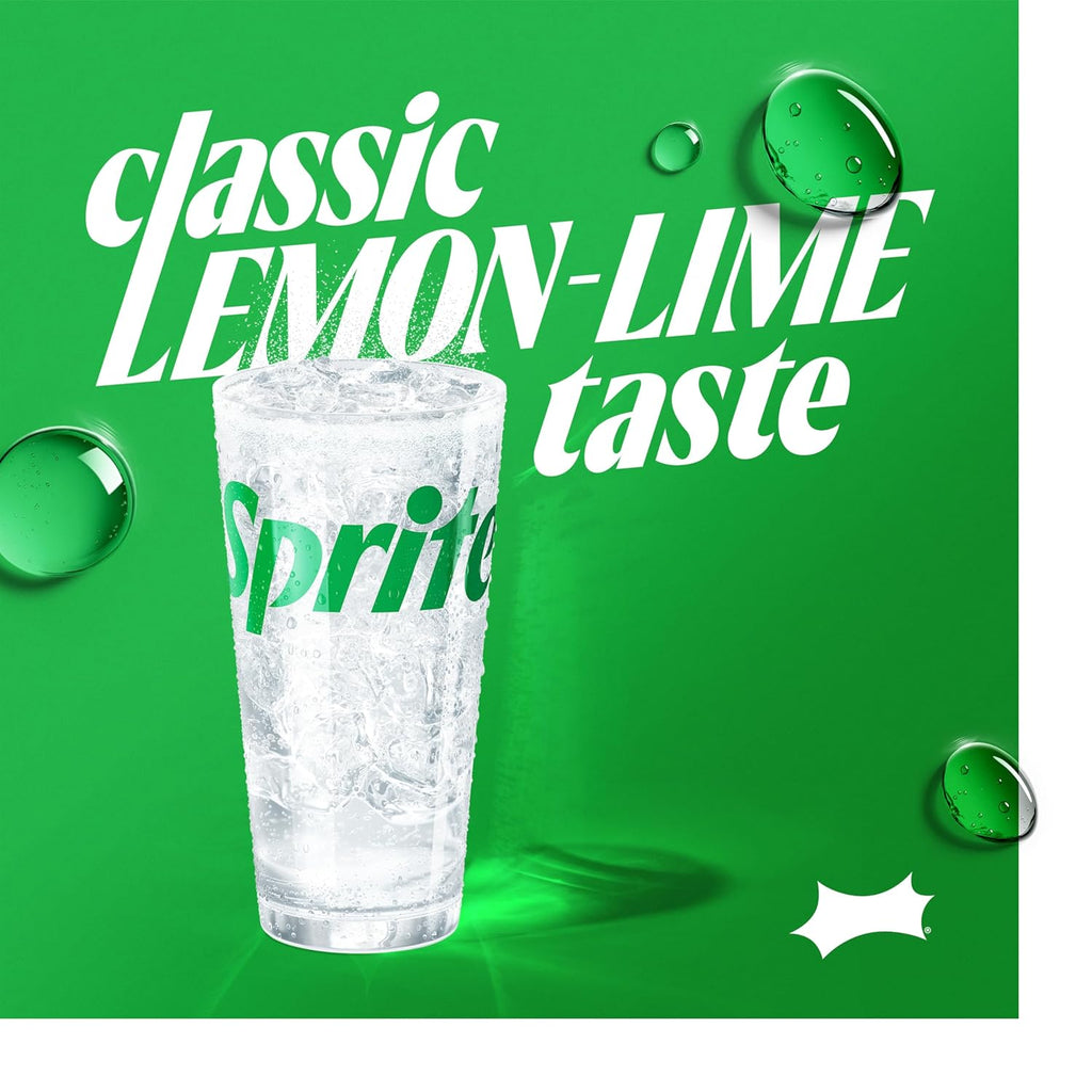Sprite Lemon Lime Soda Soft Drinks, 7.5 fl oz, 10 Pack,Cans
