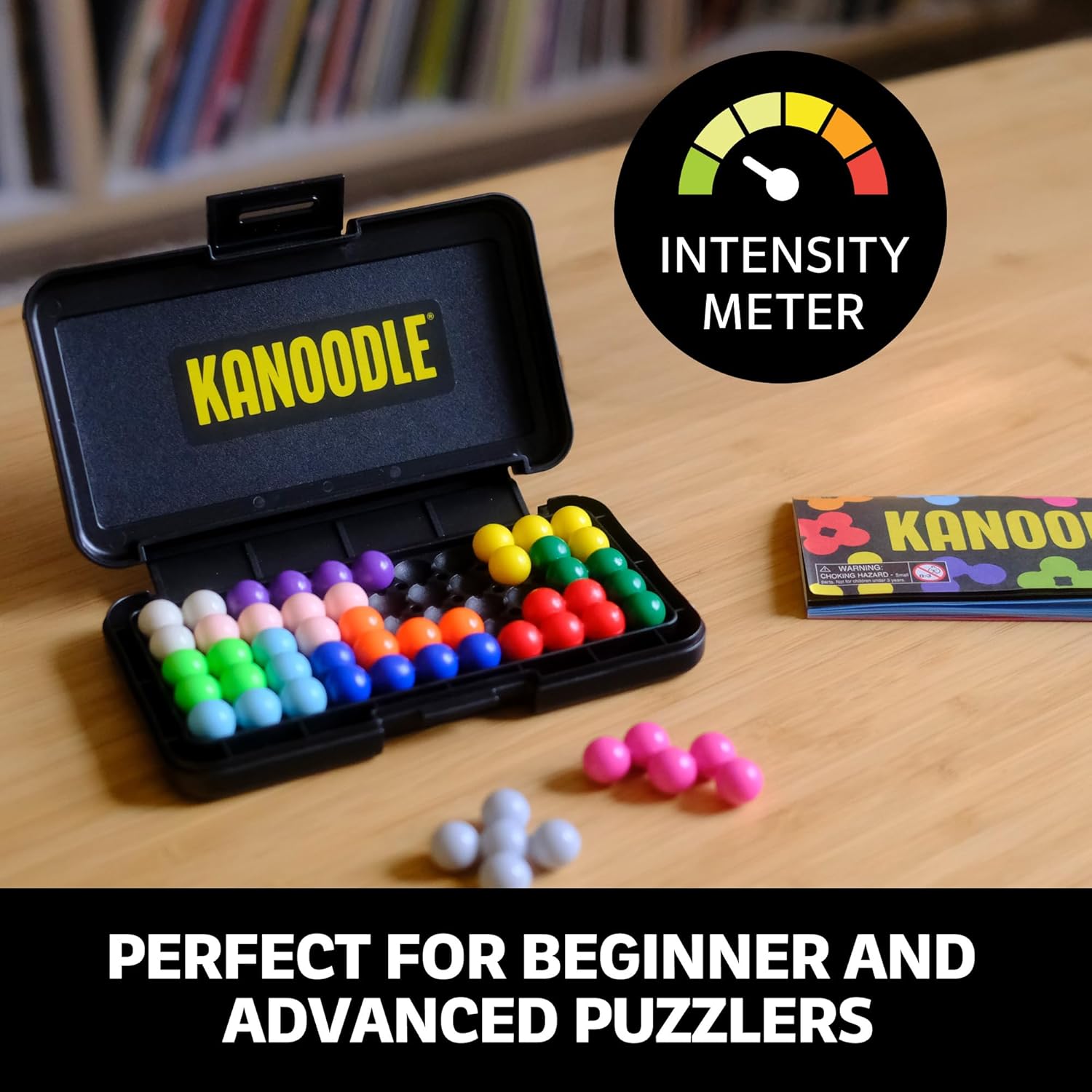 Educational Insights Kanoodle - 3D Brain Teaser Puzzles for Kids, Spatial Puzzle Games for Adults, Teens and Kids, Problem Solving Toys and Logic Puzzles, Single Player Games