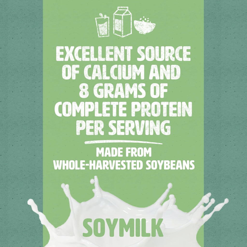Silk Shelf-Stable Organic Soy Milk, Unsweetened, Dairy-Free, Vegan, Non-GMO Project Verified,32 Fl Oz(Pack of 6)