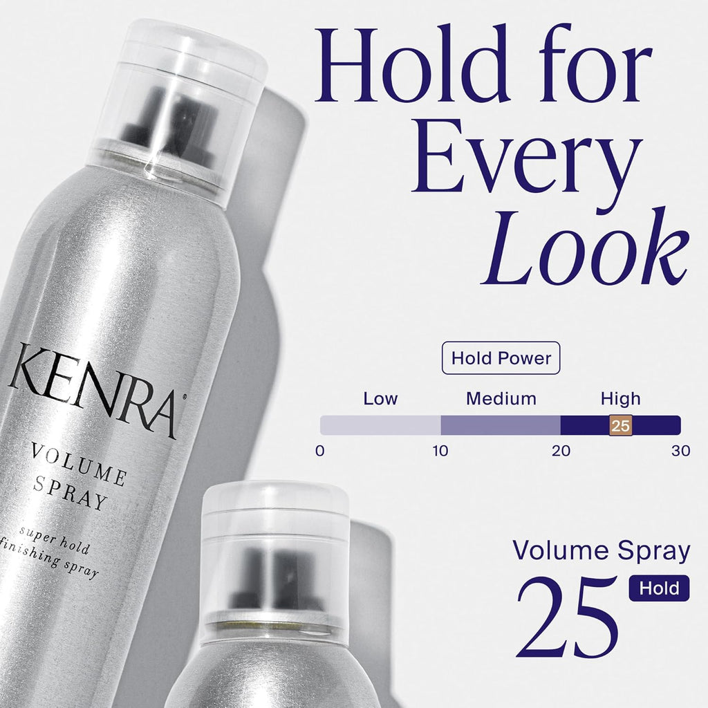Kenra Professional Volume Spray 25 | Super Hold Finishing & Styling Hairspray | Flake-free & Fast-drying | Wind & Humidity Resistance | All Hair Types