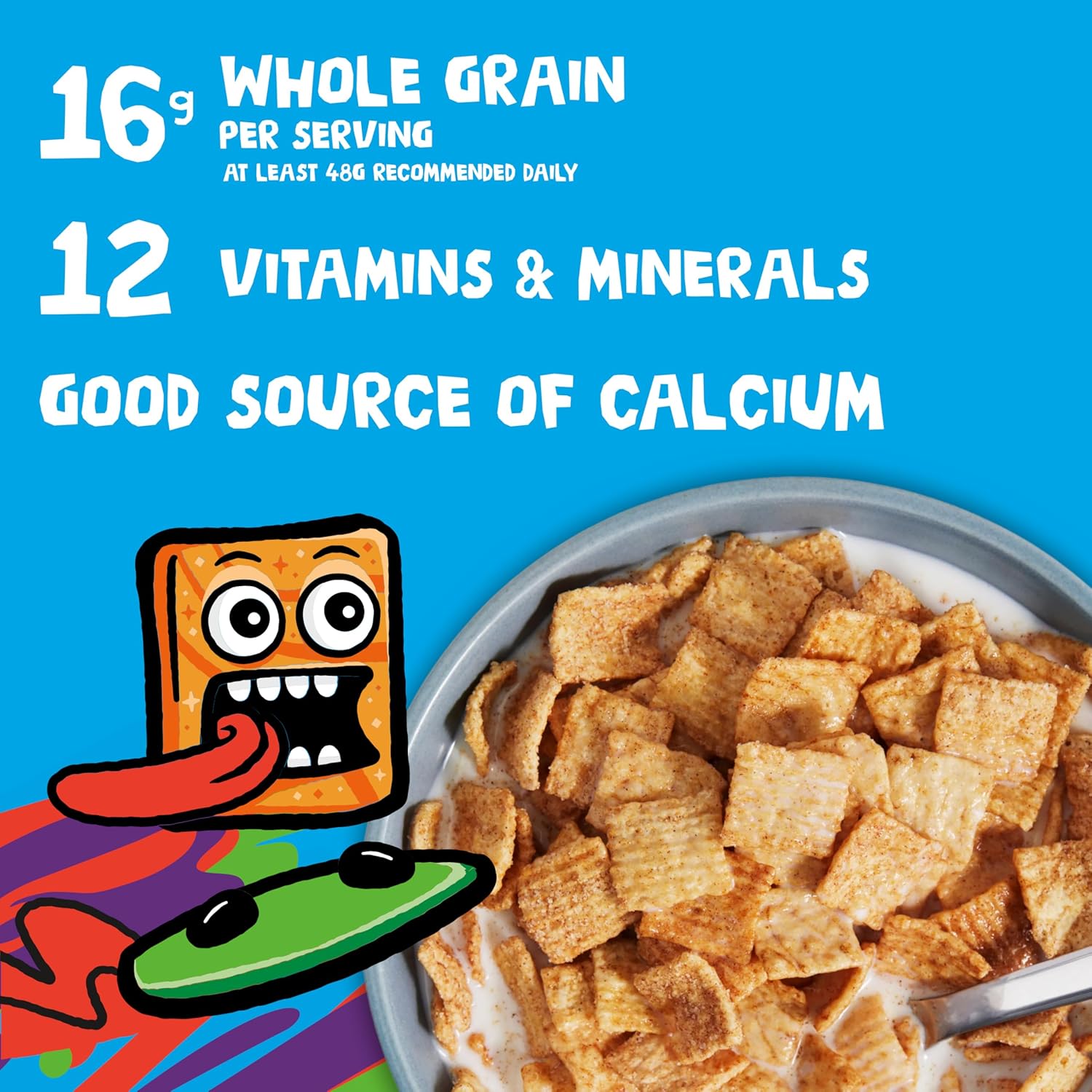 Cinnamon Toast Crunch Breakfast Cereal, Crispy Cinnamon Cereal, Mega Size, 27 oz