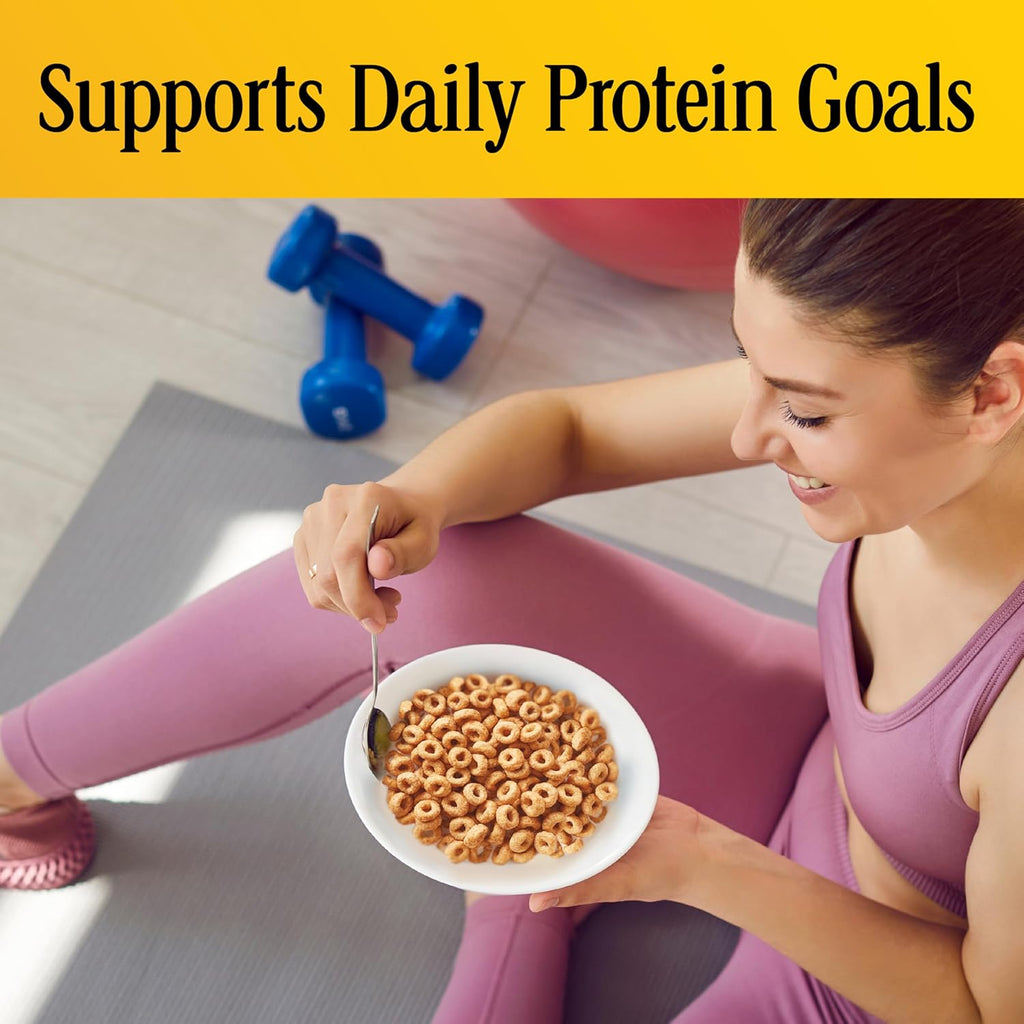Cheerios Protein Cereal, Cinnamon, 8g Protein, Family Size, 15 oz
