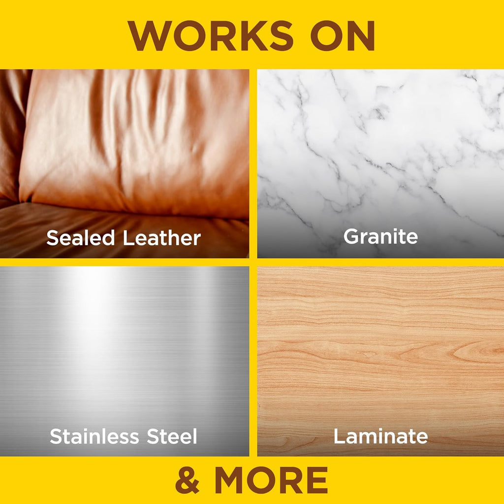 Pledge Enhancing Polish Spray, Wood Furniture & Stainless Steel Polish, Remove Dust and Fingerprints, Fast Shine and Protect, Prevent Scratches & Knicks - Lemon Scent, 9.7oz, Pack of 3