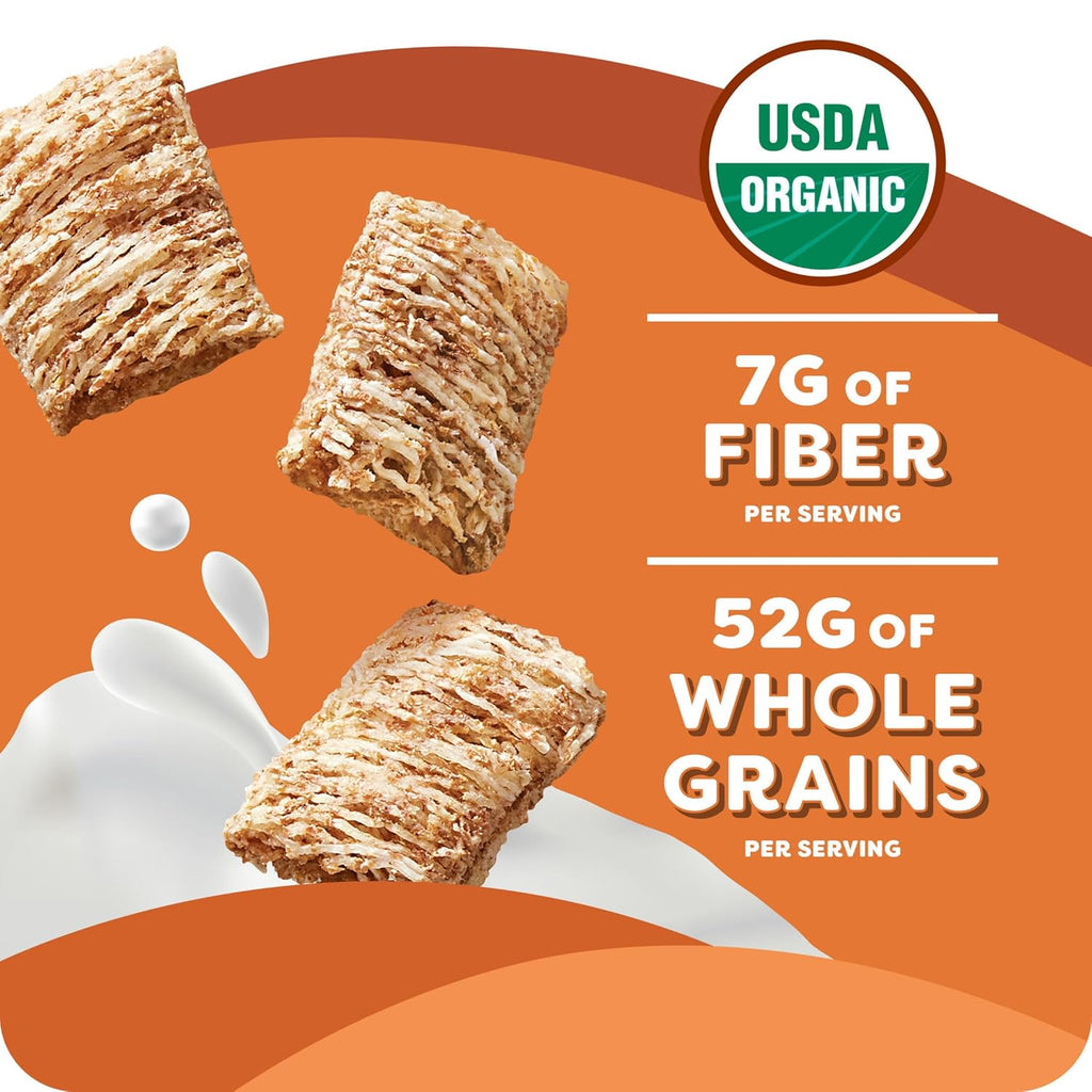 Kashi Breakfast Cereal, Organic, Whole Grain, Cinnamon Harvest, 18oz Box (1 Box)