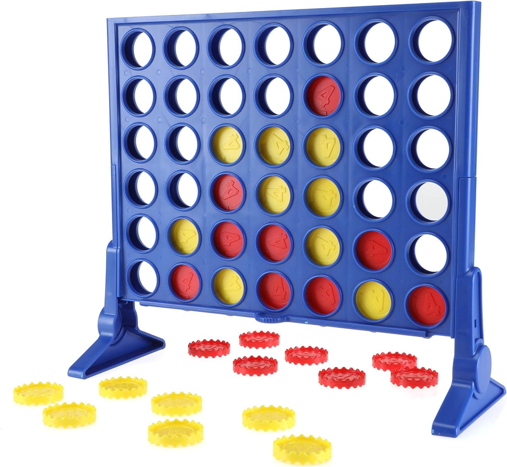 Hasbro Gaming Connect 4 Classic Grid, 4 in a Row Game, Strategy Board Games for Kids, 2 Players for Family and Kids, Easter Gifts for Boys and Girls, Ages 6+