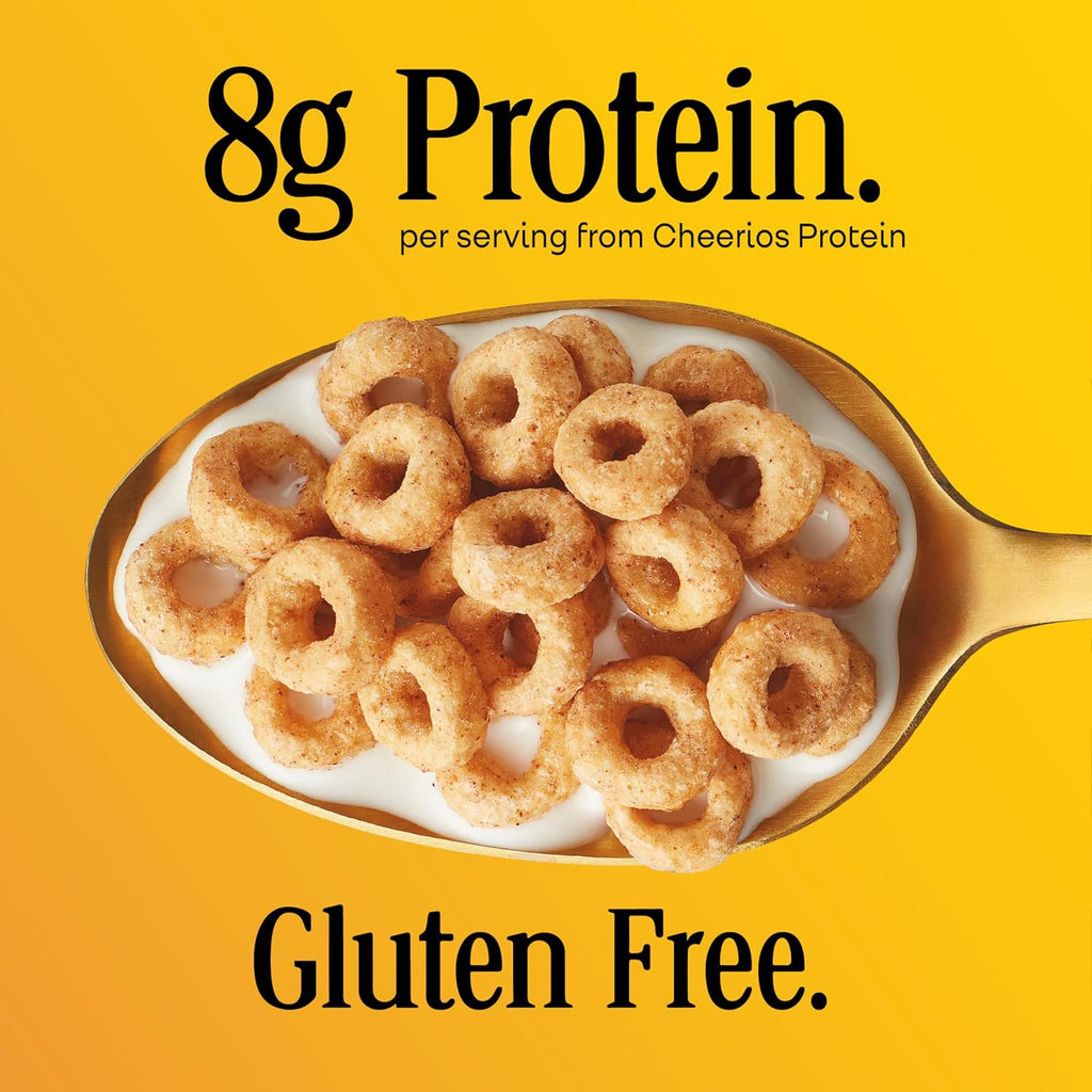 Cheerios Protein Cereal, Cinnamon, 8g Protein, Family Size, 15 oz