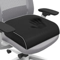 SweetSlubr Seat Cushion for Tailbone Pain Relief, Office Chair Cushion, Memory Foam Large Cushion with Non-Slip Cover for Soft Support at Office Chair, Car Seat, Airplane, Floor Pillow, Black/Large