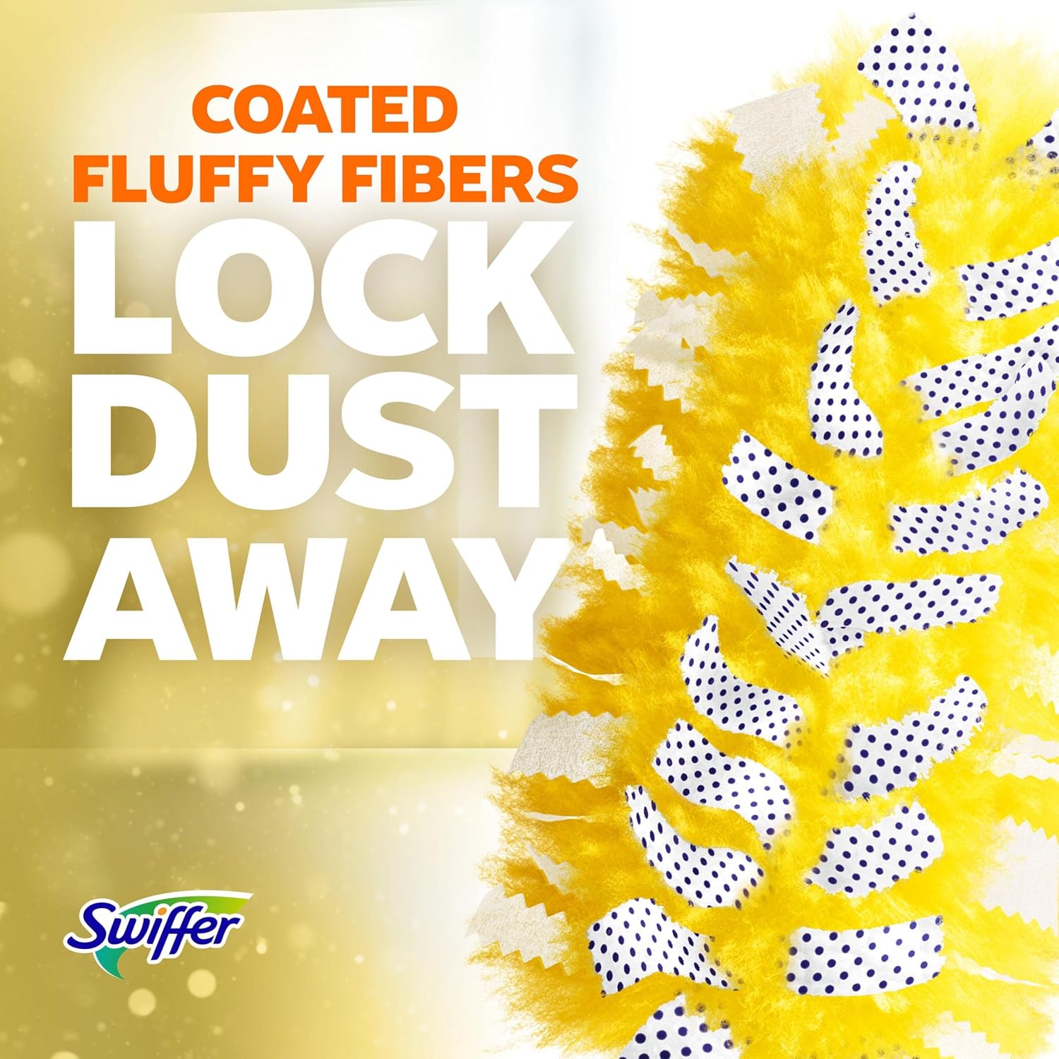 Swiffer Duster Kit with 3 ft Extendable Handle, Heavy Duty Dusting Starter Kit with 12 Refills, for Ceiling Fans, Vents and Hard to Reach Places