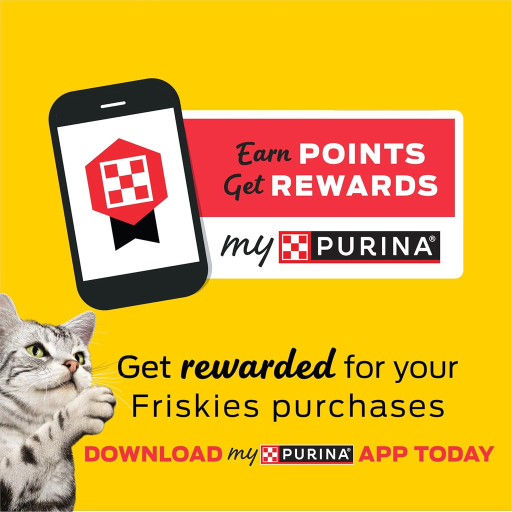 Purina Friskies Wet Cat Food Variety Pack, Shreds With Beef, Turkey and Cheese Dinner, Chicken and Salmon Dinner, and With Ocean Whitefish and Tuna - (Pack of 40) 5.5 oz. Cans