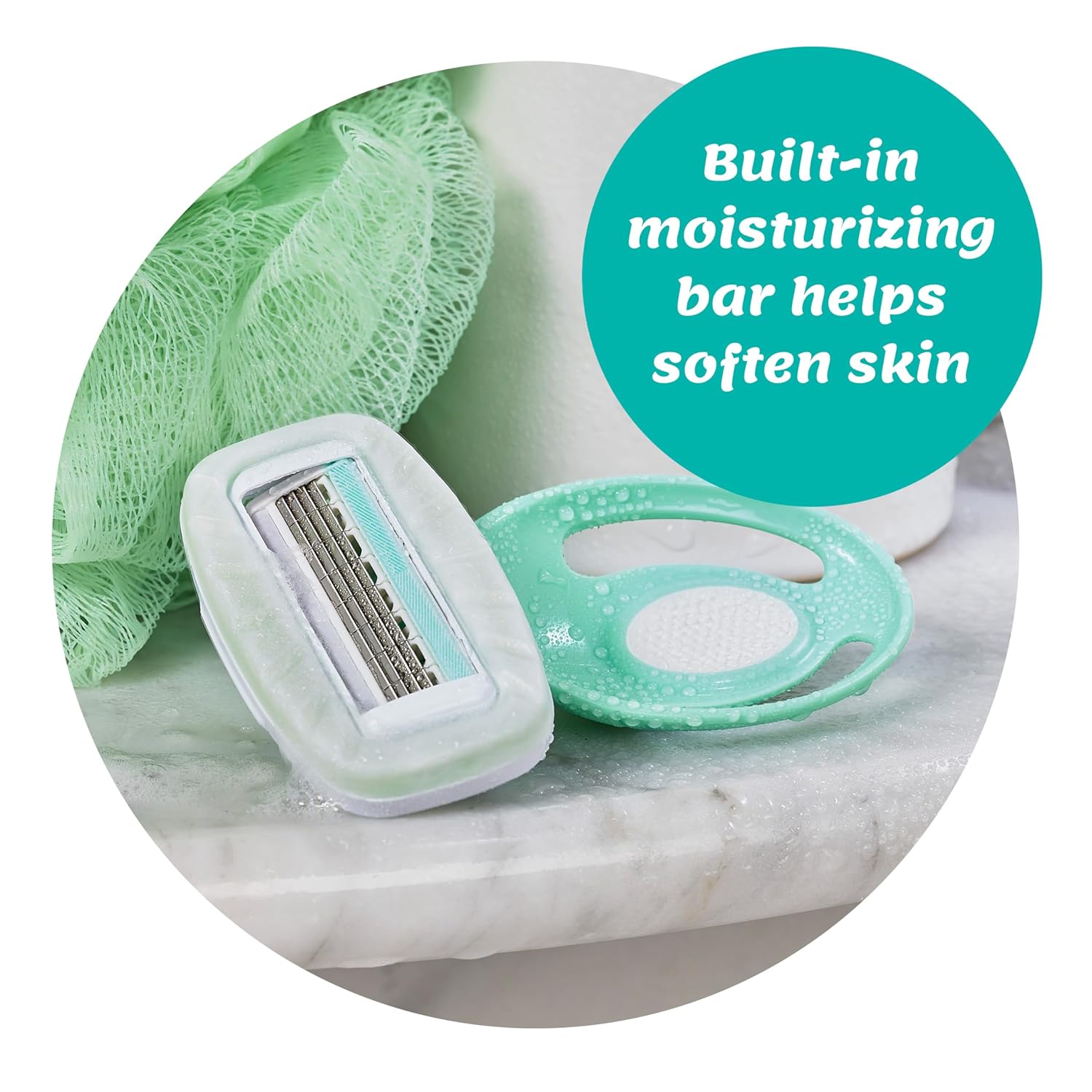 Schick Intuition Go Disposable Razor for Sensitive Skin, 1ct, Razors Sensitive Skin, Women’s Disposable Razors with Organic Aloe, Travel Razor | Stocking Stuffer