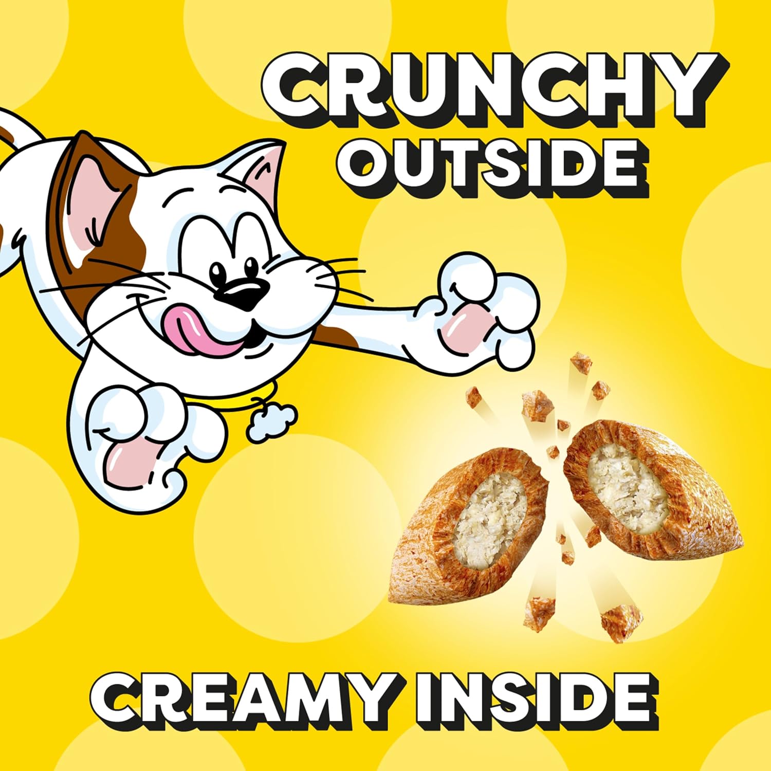 Temptations Cat Treats, Classic Crunchy and Soft Cat Treats, Catnip Fever Flavor, Catnip Treats, 16 oz. Tub