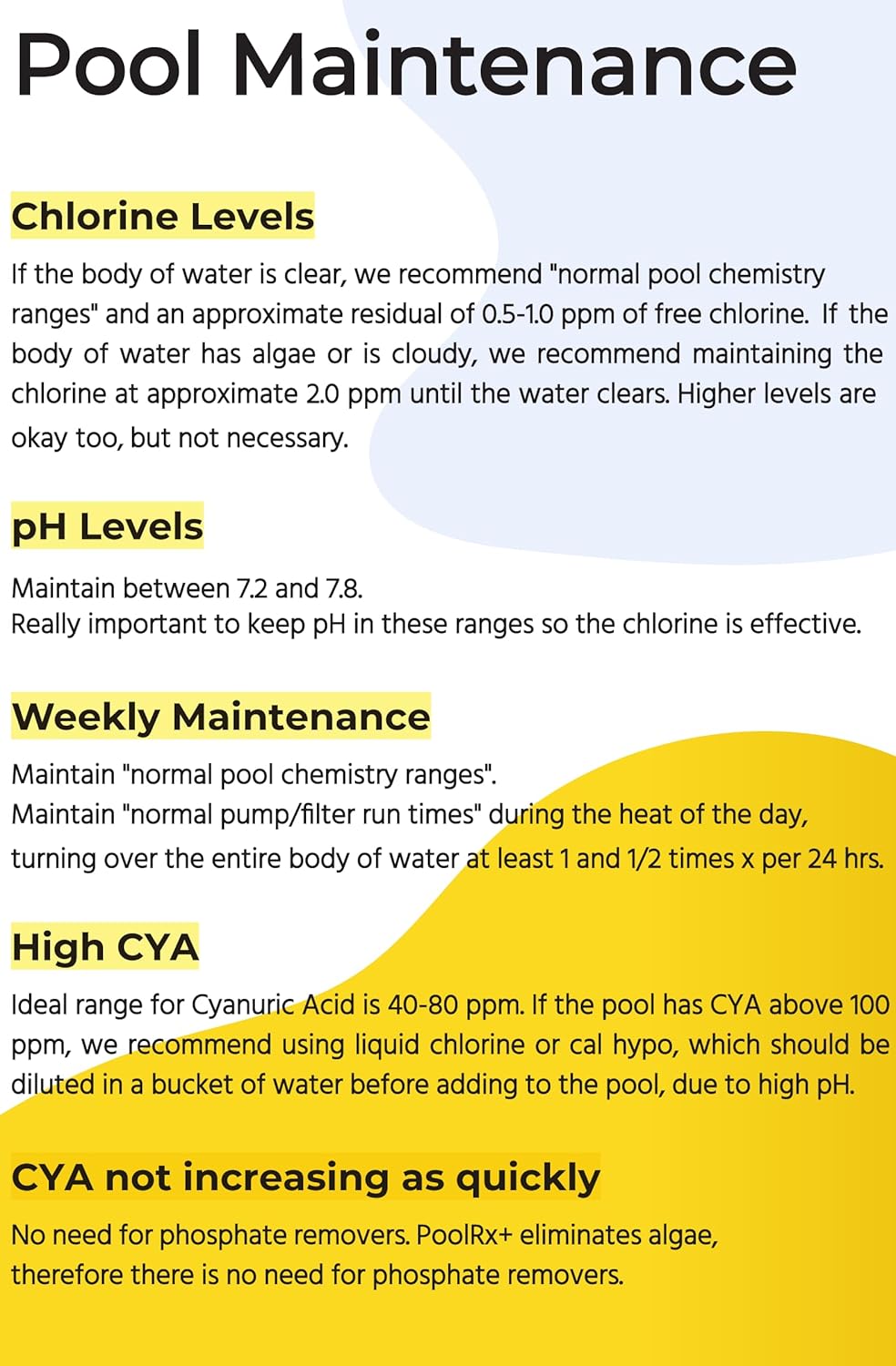 PoolRX+ pool unit 7.5k-20k gallons