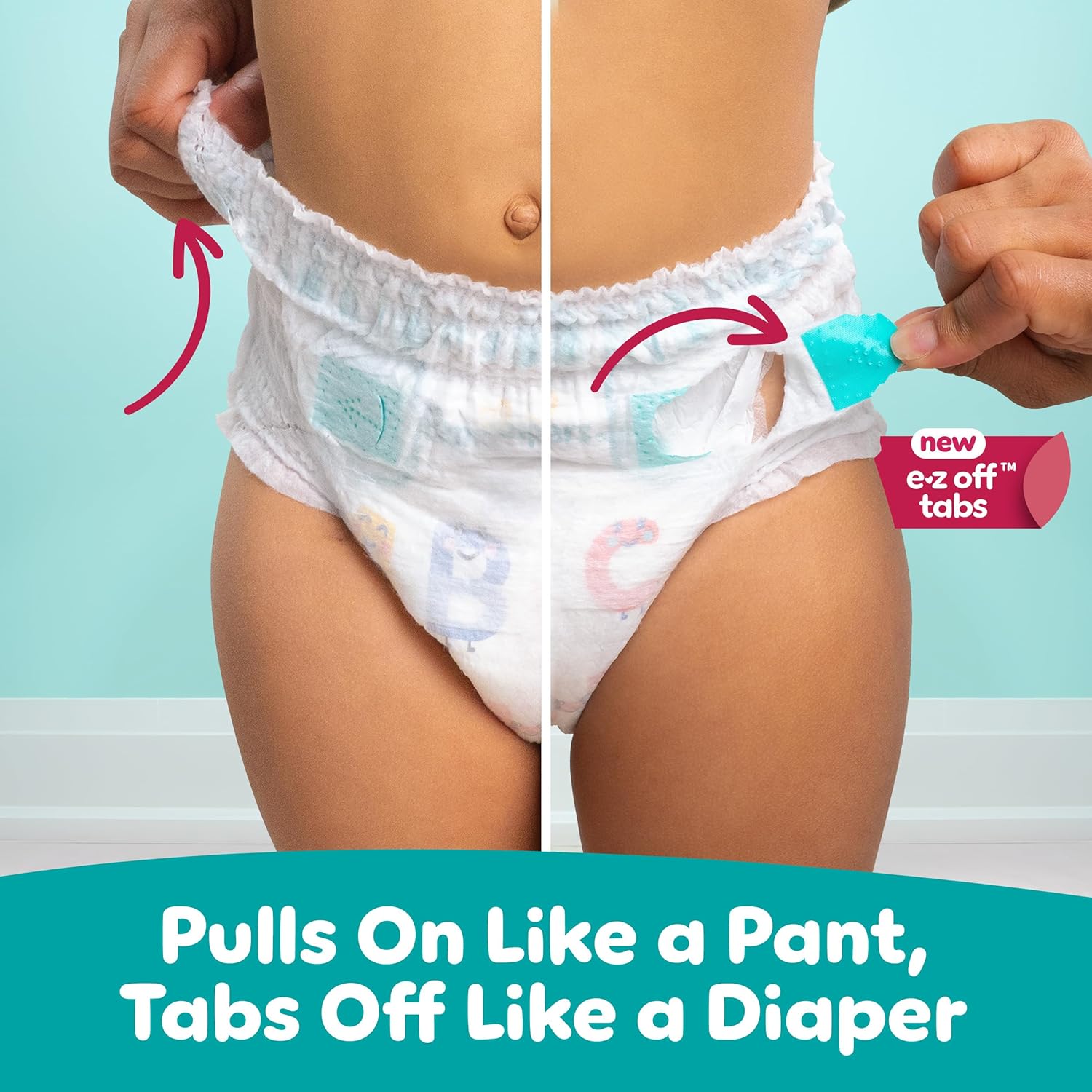 Pampers Diapers - Cruisers 360 - Size 5, 128 Count, Babyproof up to 100% Leakproof Pull-On Diaper