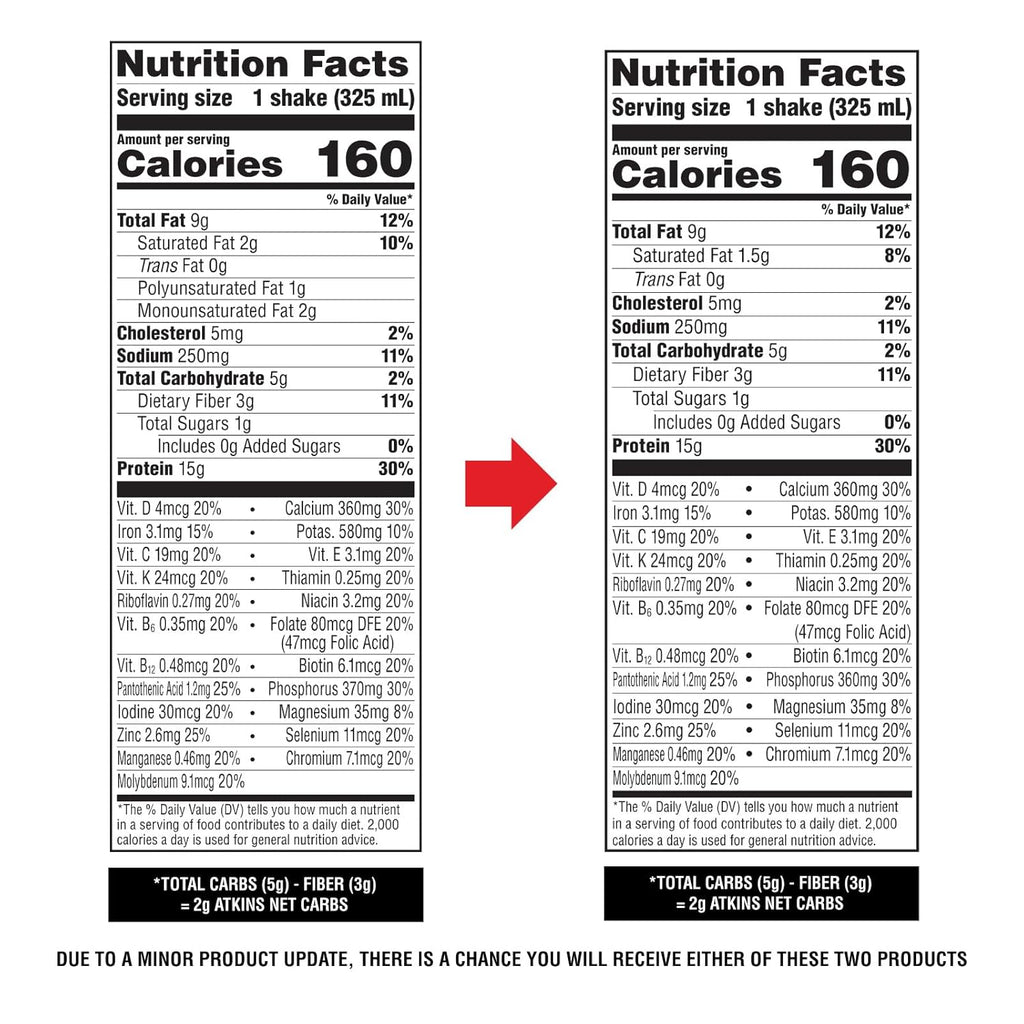 Atkins Milk Chocolate Delight High Protein Shake, 15g Protein, 2g Net Carb, 1g Sugar, Keto Friendly, Chocolate Flavored Protein Shakes, 12 Count