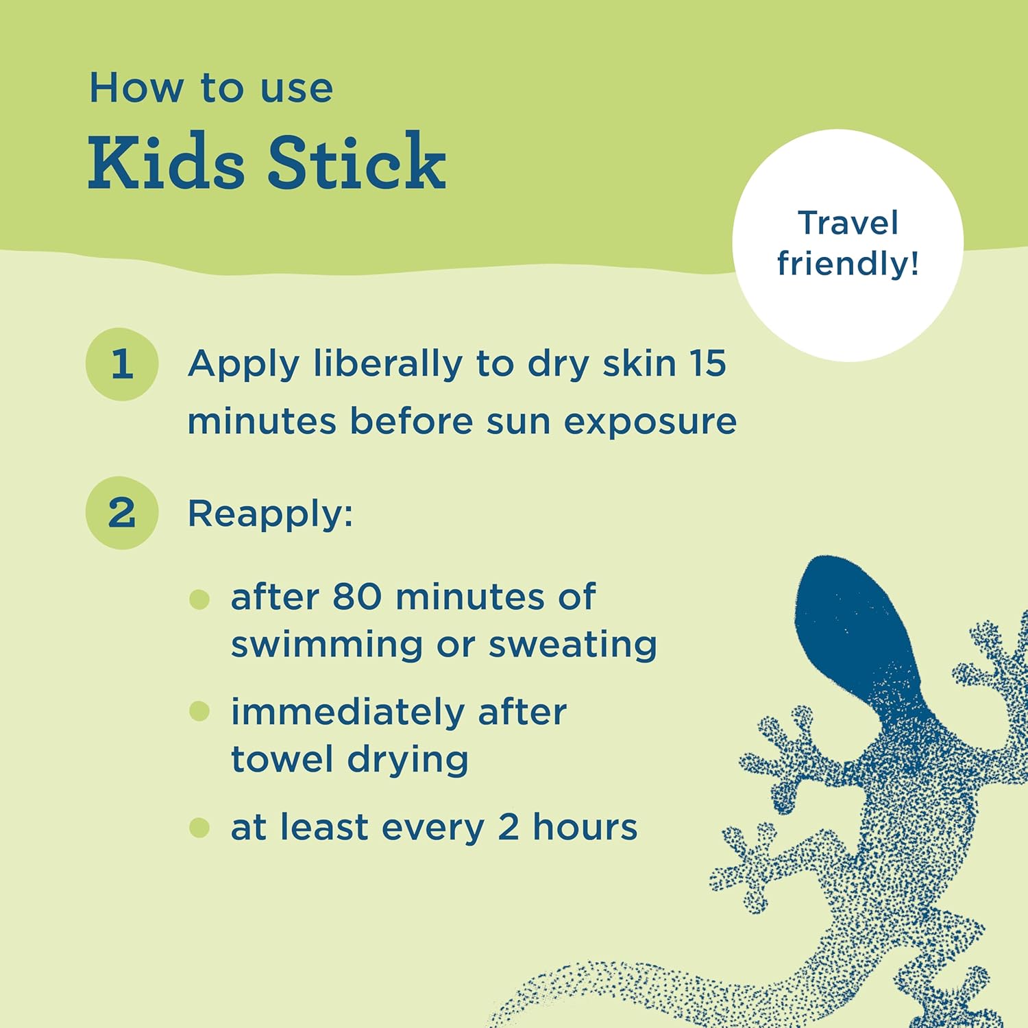 Blue Lizard Kids Mineral SPF 50 Sunscreen Stick, Zinc Oxide, 100% Mineral Actives, Developed for Kids’ Sensitive Skin, TSA-Friendly, Vegan, Paraben-free, Fragrance-Free, 0.5 oz