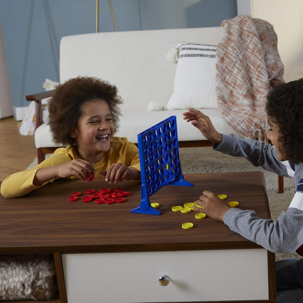 Hasbro Gaming Connect 4 Classic Grid, 4 in a Row Game, Strategy Board Games for Kids, 2 Players for Family and Kids, Easter Gifts for Boys and Girls, Ages 6+