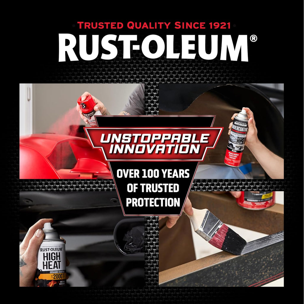 Rust-Oleum 248658 Stops Rust Reformer Spray Paint, 10.25 oz, Matte Black