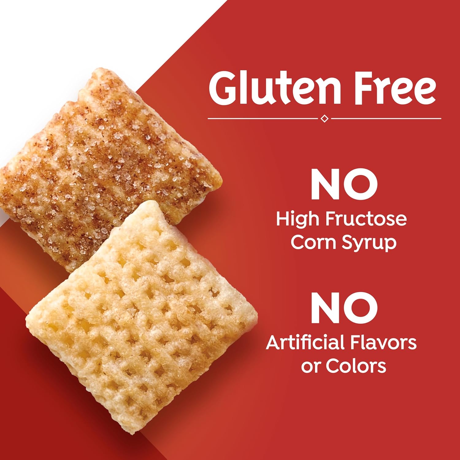 Cinnamon Chex Cereal, Gluten Free Breakfast Cereal, Made with Whole Grain, Family Size, 19.2 oz