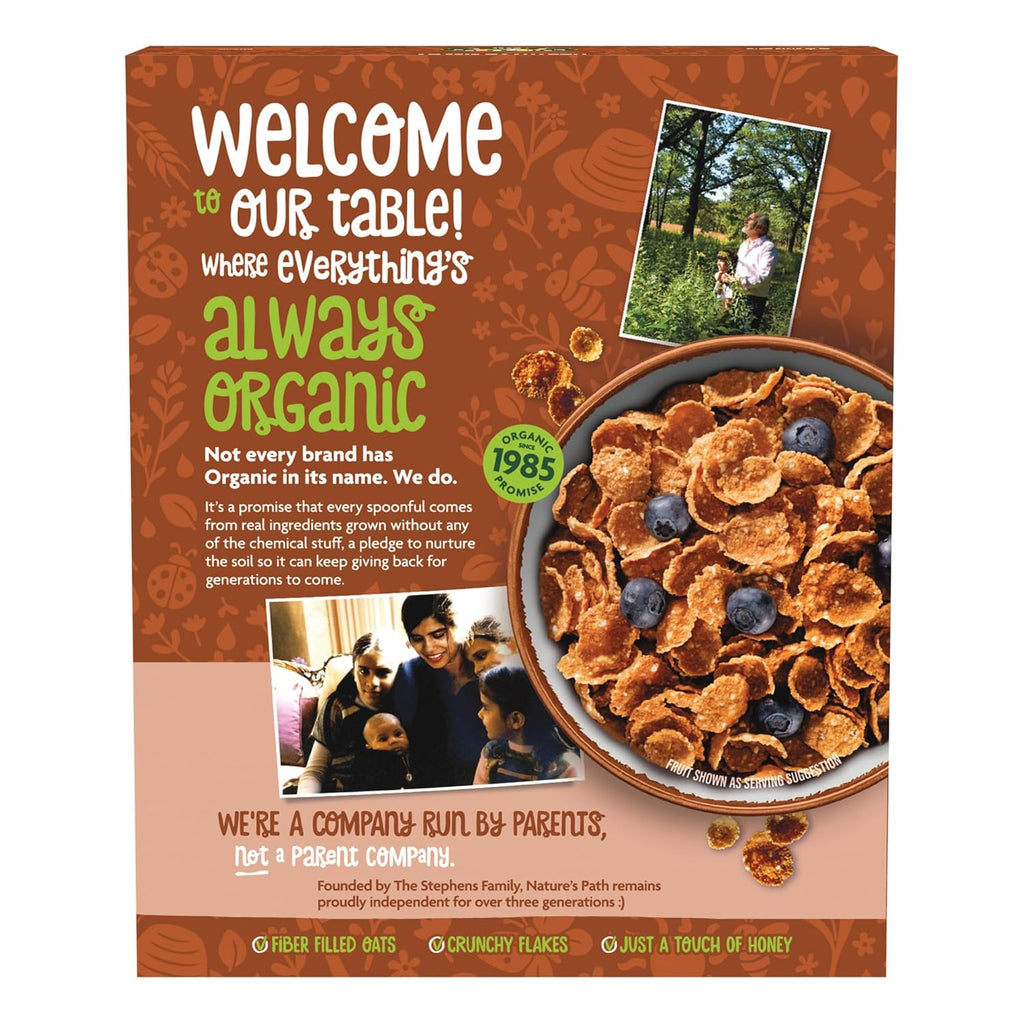 Nature's Path Organic Heritage Flakes® Cereal, 33.5 oz (Pack of 1), Ancient Grains, 23g Whole Grains, Non-GMO