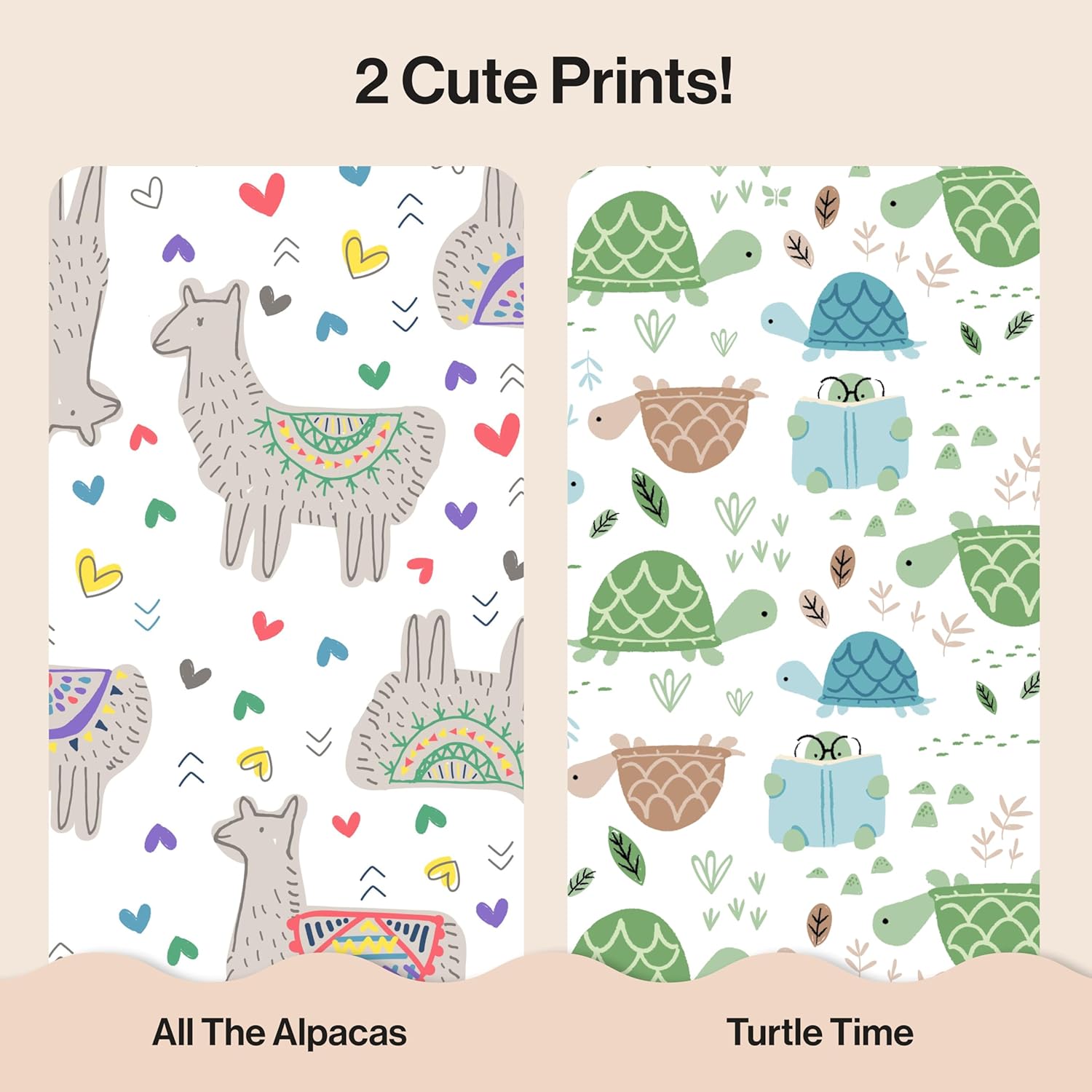 The Honest Company Comfort Dry Disposable Diapers for Sensitive Skin, Hypoallergenic, All The Alpacas + Turtle Time, Club Box Size 1 (8-14 lbs) 78 Count