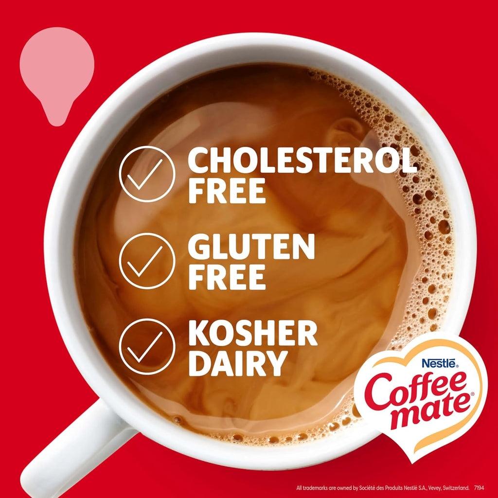 Nestle Coffee mate Creamer Singles Variety Pack, Original, French Vanilla, Hazelnut, Non Dairy, No Refrigeration, 150 Count (Pack of 3)