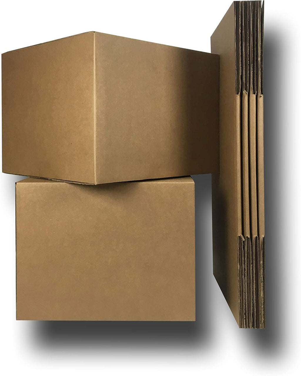 Amazon Basics Cardboard Moving Boxes for Packing and Shipping, Large Size, 20" x 20" x 15", Brown, 6-Pack