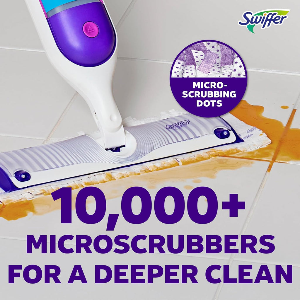 Swiffer PowerMop Multi-Surface Mop Kit for Floor Cleaning, Fresh Scent, Mopping Kit Includes PowerMop, 2 Mopping Pad Refills, 1 Floor Cleaning Solution with Fresh Scent and 2 Batteries